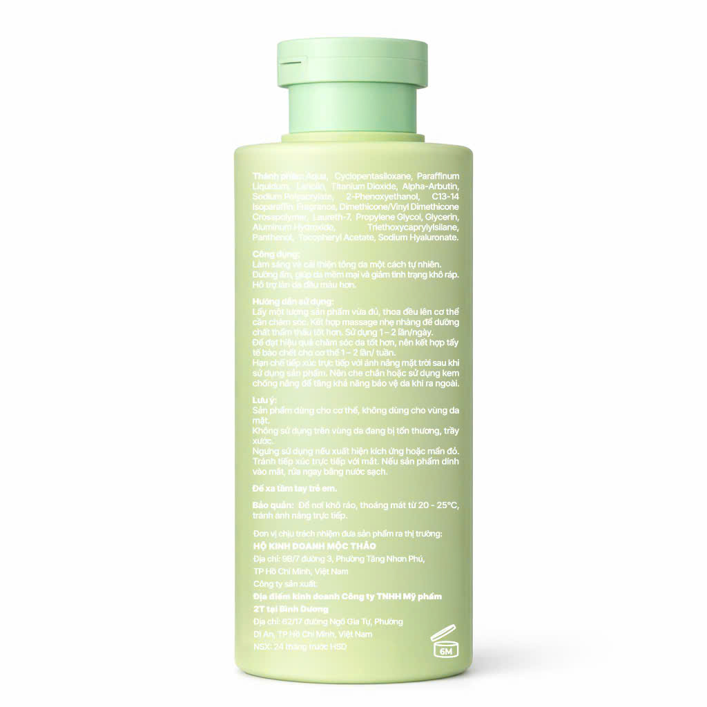 Mặt sau sản phẩm